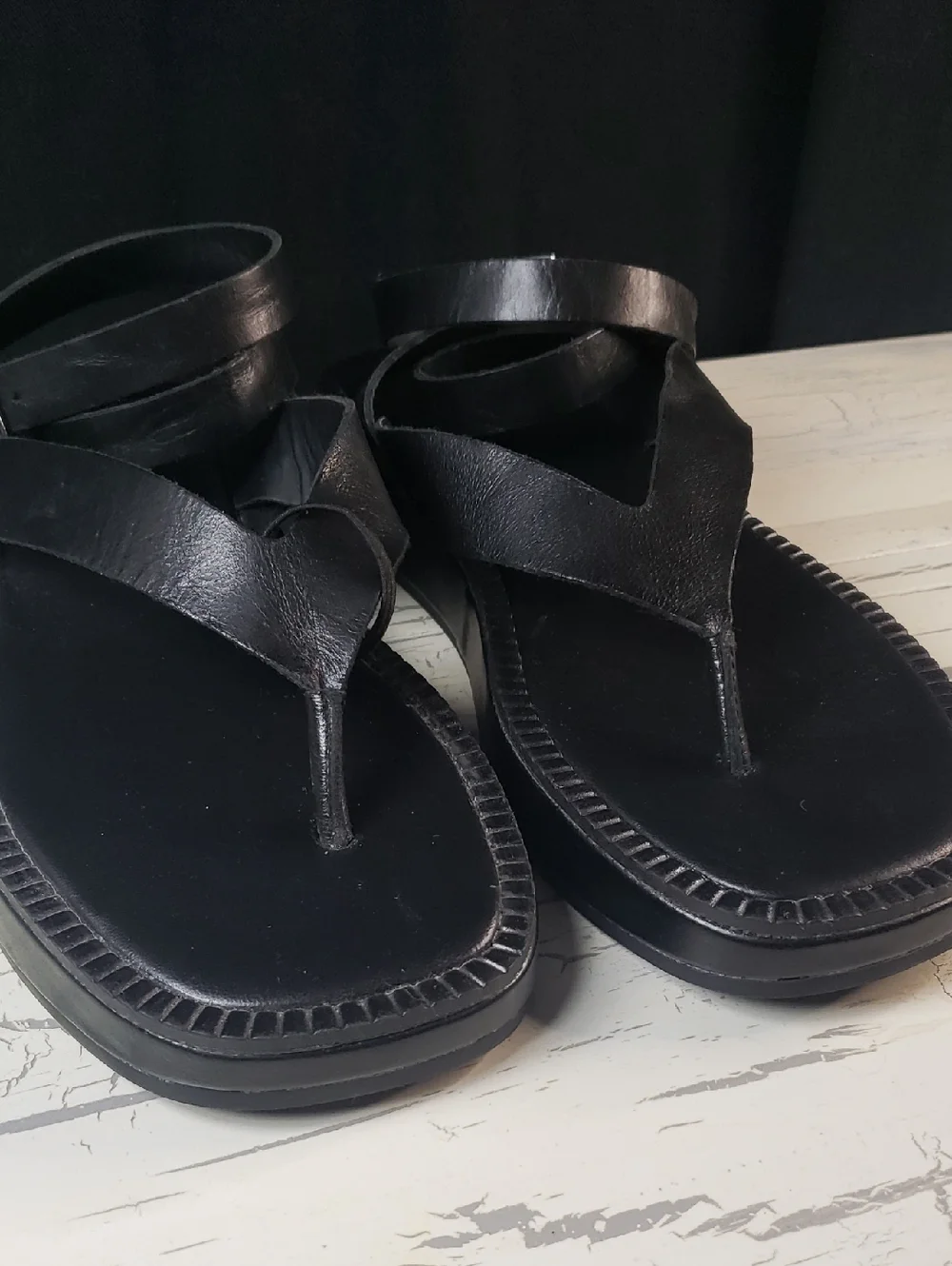 NWOT Zara Gladiator Style Strappy Platform Sandals - Women's 7.5- 8 (38 Euro) - Picture 8 of 16
